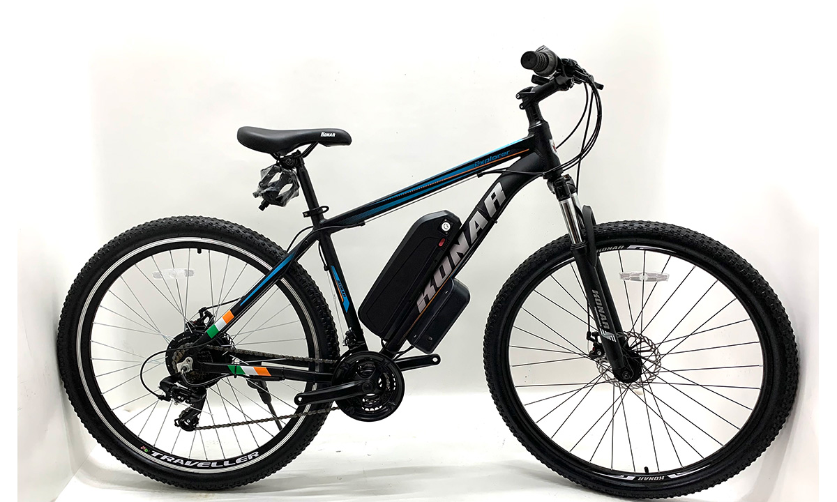 Електровелосипед KONAR KA Explorer 29" 350W, 10Ah (2021) 2021 Чорно-синій 